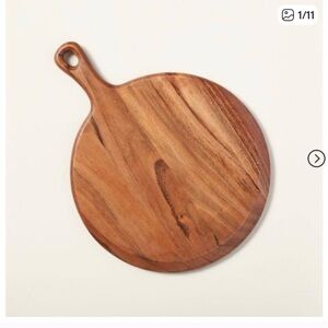 10” Hearth and Hand Wooden Serving Board with Handle nwt